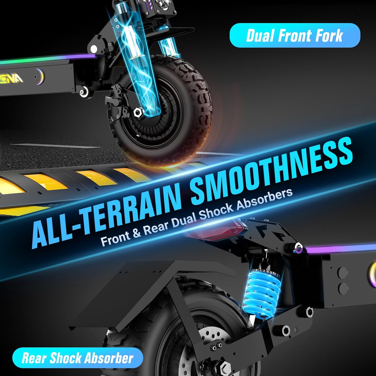 ONECNA GT7 大人用電動スクーター。最大出力5600 - 60V 5600W Dual Motor Electric Scooter のレビューと価格