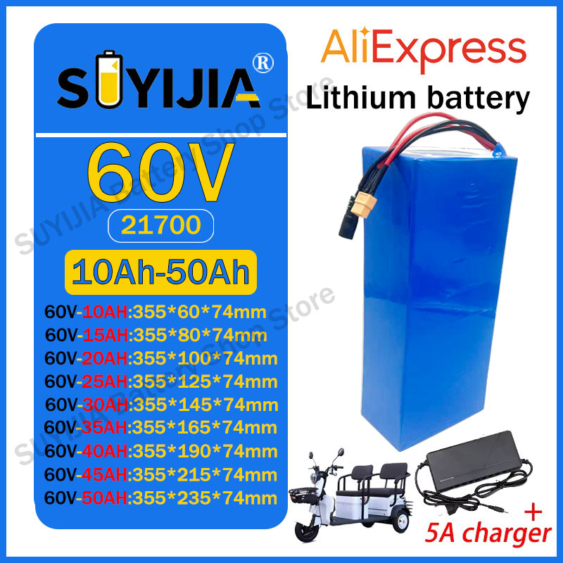 21700 60V 50Ah 45Ah 20Ah 25Ah  - 60V 30Ah Electric Scooter Battery のレビューと価格