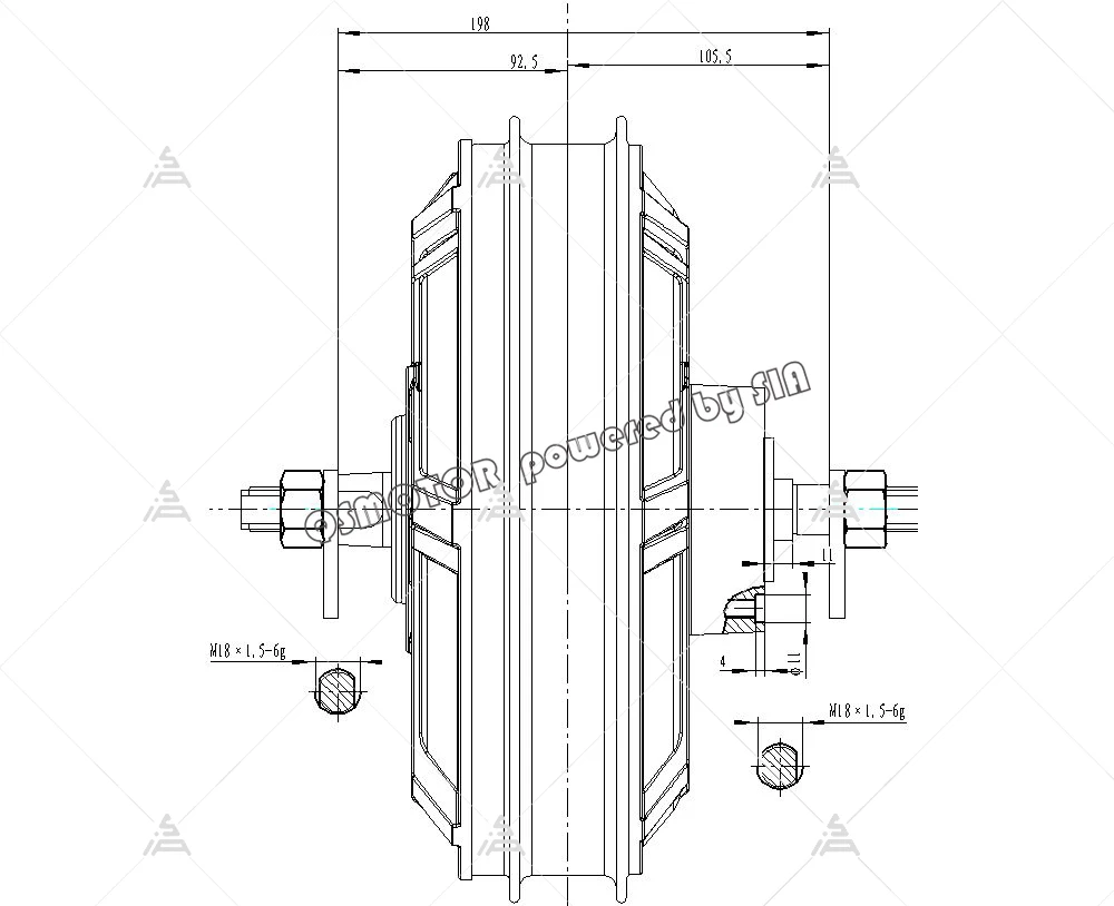 QSMOTOR QS273 V3 8000W 72Vハブモー - Qs273 Hub Motor 8000W 72V のレビューと価格