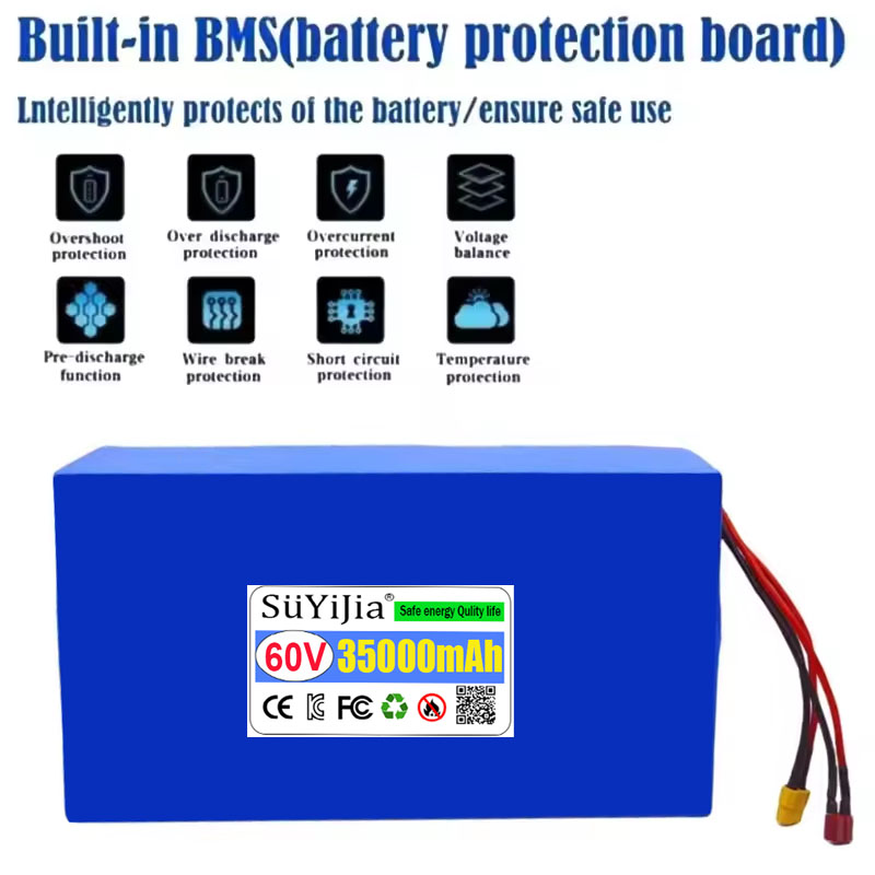 60V 35Ah 18650 リチウムイオンバッテリーパック - 60V 30Ah Electric Scooter Battery のレビューと価格